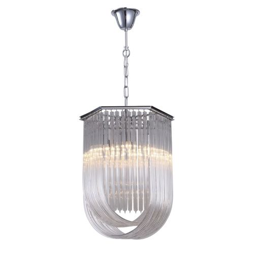 Светильник подвесной Delight Collection Murano Glass (Мурано Гласс) KR0116P-6/A chrome - фото 2