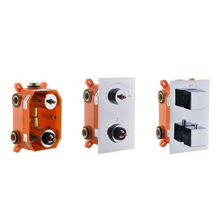 Душевая система Vincea VSFW-102TCH встраиваемая в стену цвет хром с термостатом