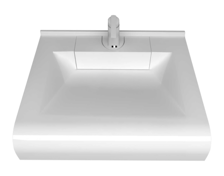 Раковина мебельная из искусственного камня Marko Корса 60 5209600 60х50 подвесная цвет белый