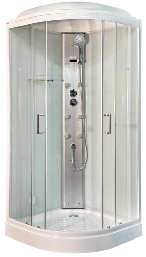 Душевая кабина Royal Bath HKST RB90HKST-WT 90х90 четверть круга