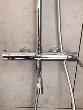 Душевая стойка AltroBagno Unione AltroBagnoUnione030208Cr настенная цвет хром