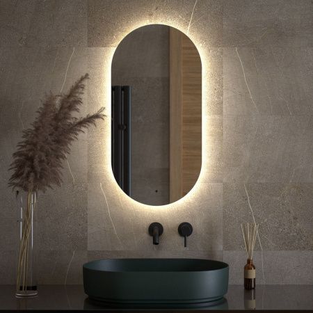 Зеркало с подсветкой Defesto OPTI DF 2902R 40х80 подвесное