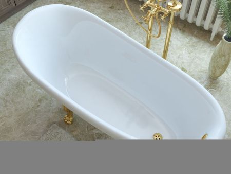 Ванна из литьевго мрамора Эстет Марсель ФР-00011772 160х80 отдельностоящая овальная
