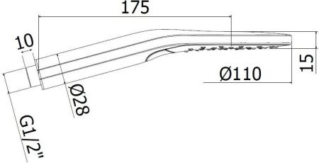 Душевой гарнитур Paffoni Sofia ZDOC122CR + ZSUP010CR + ZFLO018CR настенный хром