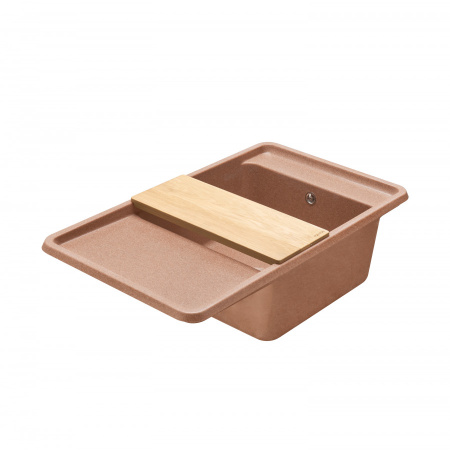 Кухонная мойка Aquaton Беллис 1A724832BS270 87х51 цвет коричневый