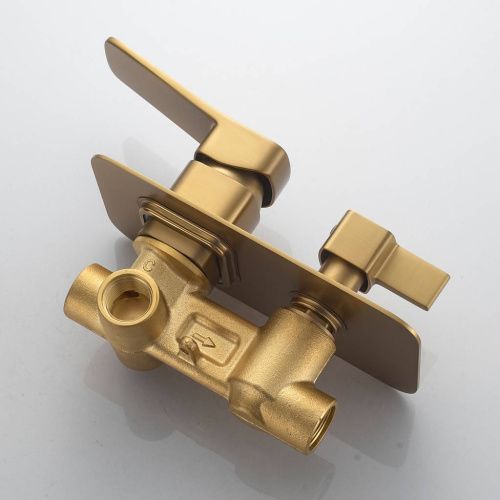 Душевая система Shevanik S9935G встраиваемая в стену цвет золото - фото 5