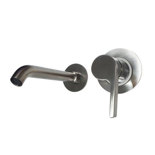 Смеситель для раковины Webert DR830606345 встраиваемый в стену никель - фото 2