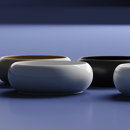 Раковина из сантехнического фарфора Ceramica Nova ELEMENT CN6050MW 36х36 накладная цвет белый матовый без отверстий под смеситель