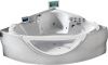 Ванна акриловая гидромассажная Gemy G9025 II O 155х155 угловая четверть круга с каркасом