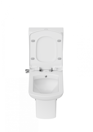 Чаша унитаза напольная Creavit Lara LR360-34CB00E-0001 цвет белый без бачка без сиденья душевой смыв