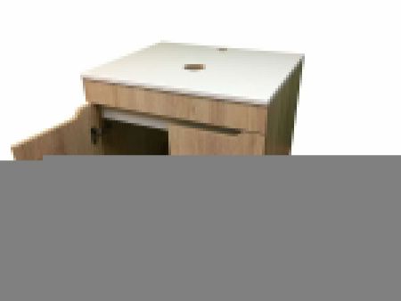 Тумба под раковину Sintesi STL.W7021 60х60 подвесная цвет коричневый