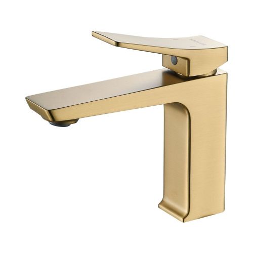 Смеситель Shevanik S4401G на раковину золото - фото 2