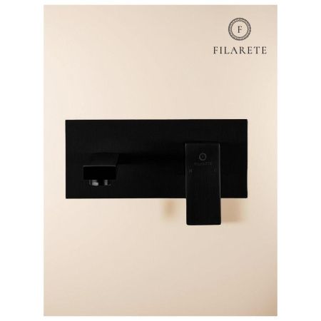 Смеситель для раковины Filarete Fing FL4040BL встраиваемый в стену черный
