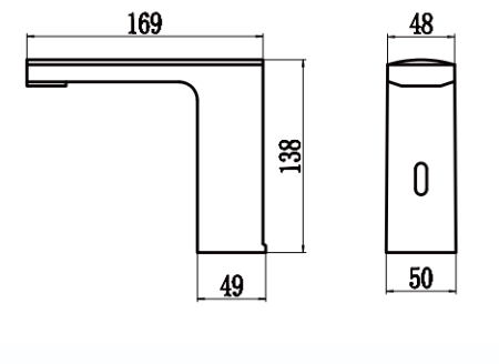 Смеситель Savol S-GY8897Q на раковину графит