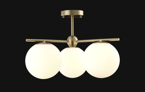 Люстра на штанге Crystal Lux Feliz (Фелиз) FELIZ SP-PL3 BRONZE/WHITE - фото 4