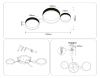 Люстра потолочная Ambrella Light LineTech (ЛинеТецх) FL4814