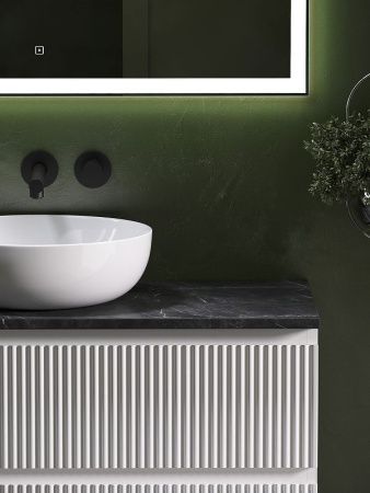 Тумба под раковину Sancos SNOB R SNR100W 100х40 подвесная цвет белый