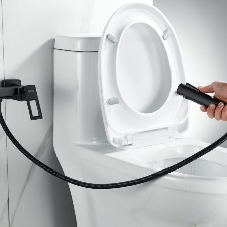 Гигиенический душ со смесителем Raffine F0596H-1 черный