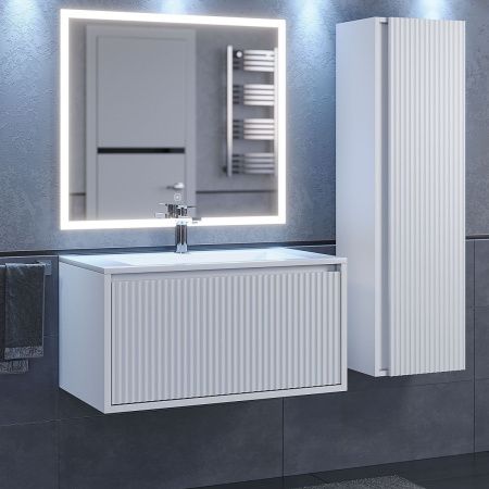 Тумба с раковиной Uperwood Next Premium 3930205168 80х50 цвет белый