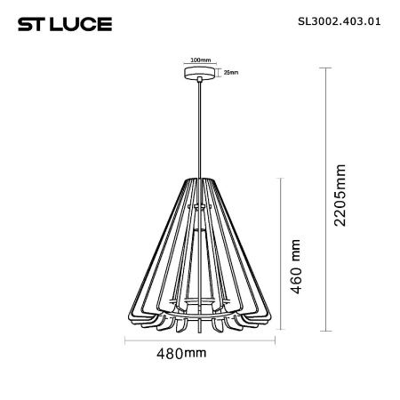 Светильник подвесной ST Luce Sentito (Сентито) SL3002.403.01
