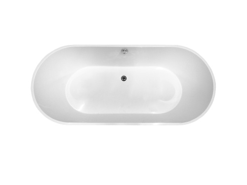 Ванна из литьевго мрамора Эстет Майами ФР-00014382 181х79 отдельностоящая овальная - фото 3