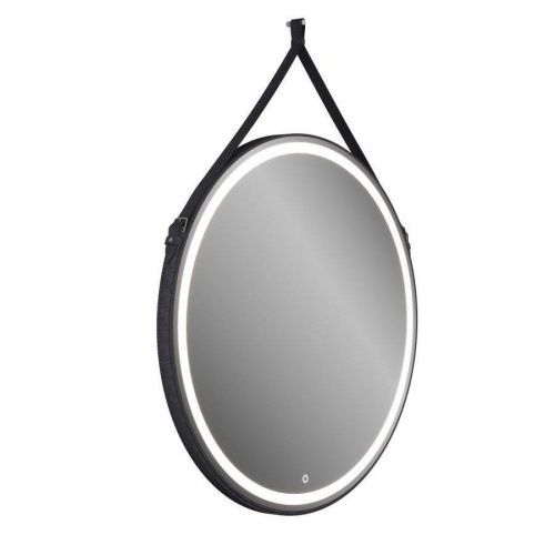 Зеркало с подсветкой Maretti CH1480R33EL 80х80 цвет черный - фото 2