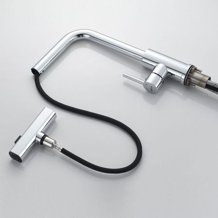 Смеситель для кухни Shevanik S263 на мойку хром