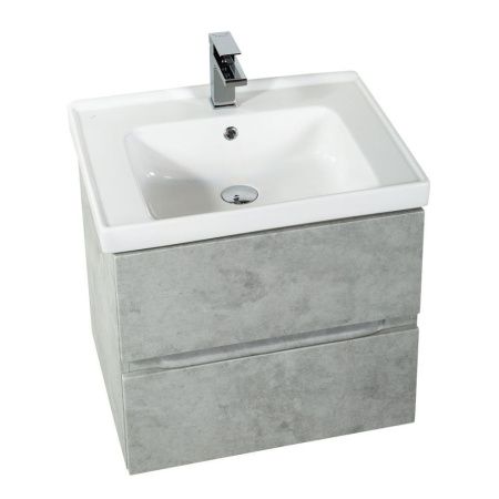 Тумба под раковину Art&Max TECHNO AM-Techno-700-2C-SO-LS935 70х50 подвесная цвет серый