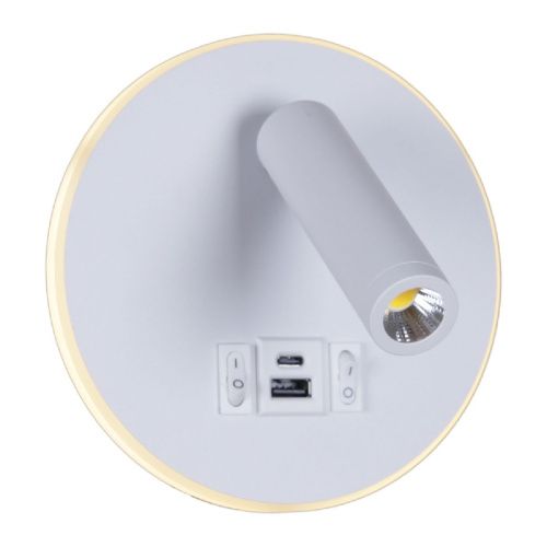 Спот Reluce 86203-9.2-001KT LED12W+USB WT - фото 5