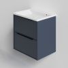 Тумба с раковиной La Fenice SIMPLA TWIN NFNC-01-SIM-BG-100-2-3-100 100х50 подвесная цвет синий