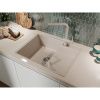 Кухонная мойка Grandex Aqua 600313 65х50 цвет бежевый поверхность матовая