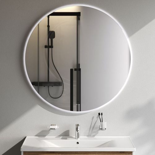 Зеркало с подсветкой Am.Pm X-Joy M85MOX41101S 110х110 подвесное - фото 2