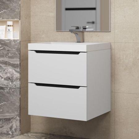 Тумба под раковину Uperwood Tanos 2191020002 50х50 подвесная цвет белый