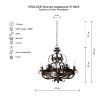 Люстра подвесная Vitaluce V1166 V1166/5
