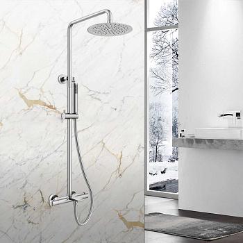 Душевая стойка Vincea Vogue VSFS-1V1TCH настенная цвет хром