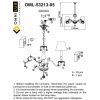 Люстра подвесная Omnilux Bantine (Бантине) OML-53213-05