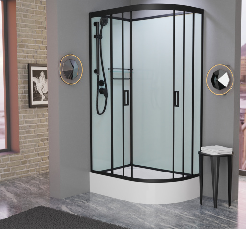 Душевая кабина Frank 144009 120х80 без крыши ориентация левая - фото 2 Душевая кабина Frank 144009 120х80 без крыши ориентация левая - фото 2