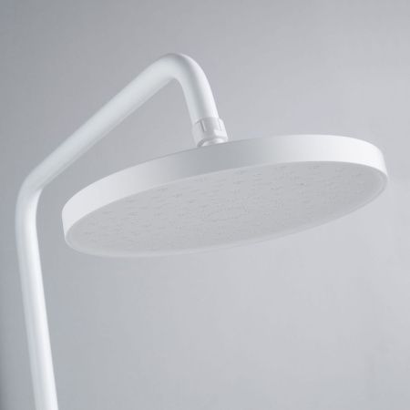 Душевая стойка Shevanik S4726C настенная цвет белый