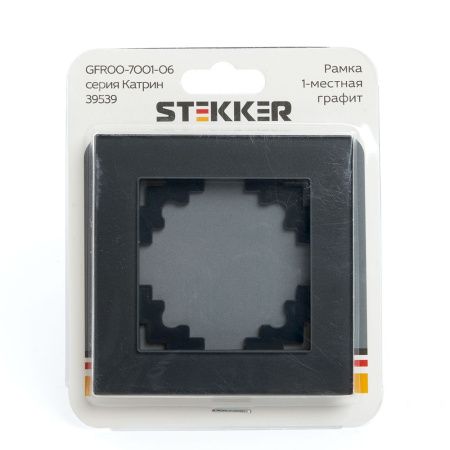 Рамка одноместная Stekker Катрин 39539