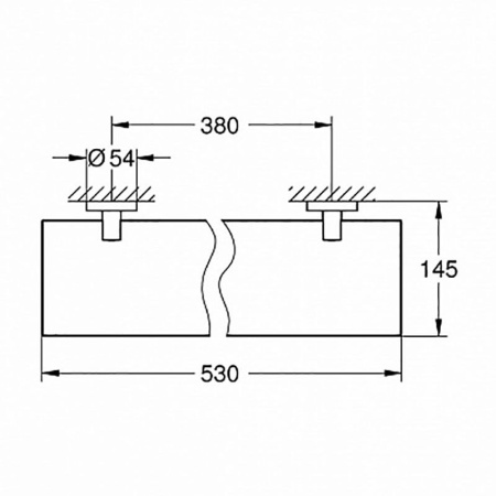 Полка Grohe Essentials 40799001