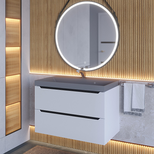 Тумба с раковиной Uperwood Tanos-Classic Quartz 3930421702 80x45x55 - фото 5