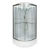 Душевая кабина AvaCan L510LED 100х100 четверть круга с крышей ориентация универсальная