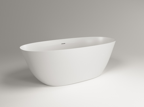 Ванна из искусственного камня Plumberia Selection Veloma VELOMA 170BO 170,5x75 отдельностоящая овальная - фото 2