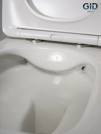 Унитаз подвесной Gid Cuadrado 62254Y белый с сиденьем микролифт безободковый