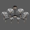 Люстра на штанге Delight Collection MD21001018-8A black/gold