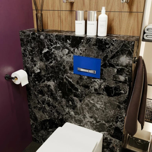 Клавиша смыва механическая Lavinia Boho RelFix 3805005V цвет фиолетовый/хром - фото 4