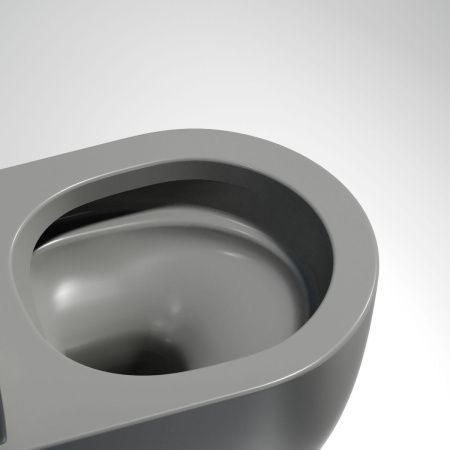 Унитаз подвесной Ceramica Nova MODENA CN6063MH черный с сиденьем микролифт безободковый душевой смыв