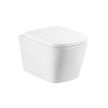 Унитаз подвесной BelBagno ALBANO BB120CHR/BB120SC белый с сиденьем микролифт безободковый каскадный смыв