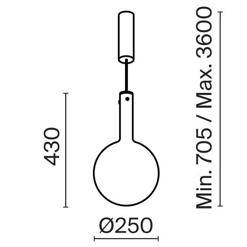 Светильник подвесной Maytoni Nebula Modern MOD182PL-L6W3K - фото 3