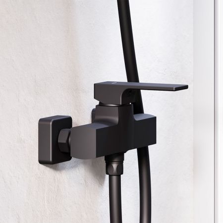 Смеситель для душа Damixa Gala 532000300 настенный черный